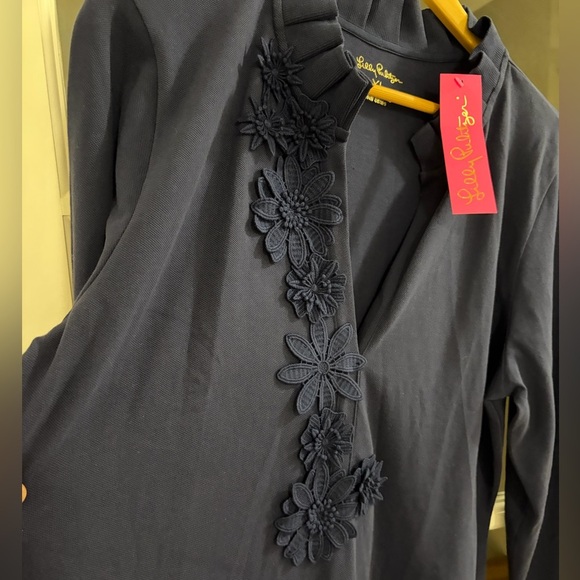 Lilly Pulitzer Clary Polo Dress - Size XL - NWT - true Nav - Picture 7 of 9